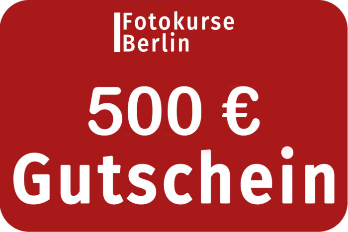 500 € Gutschein für FotokurseBerlin.de